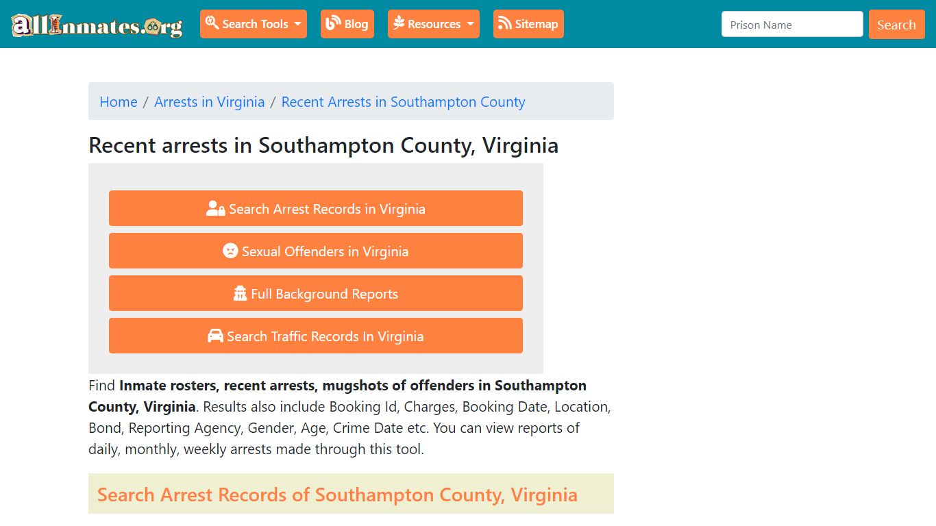 Recent arrests in Southampton County, Virginia | Mugshots, Rosters ...